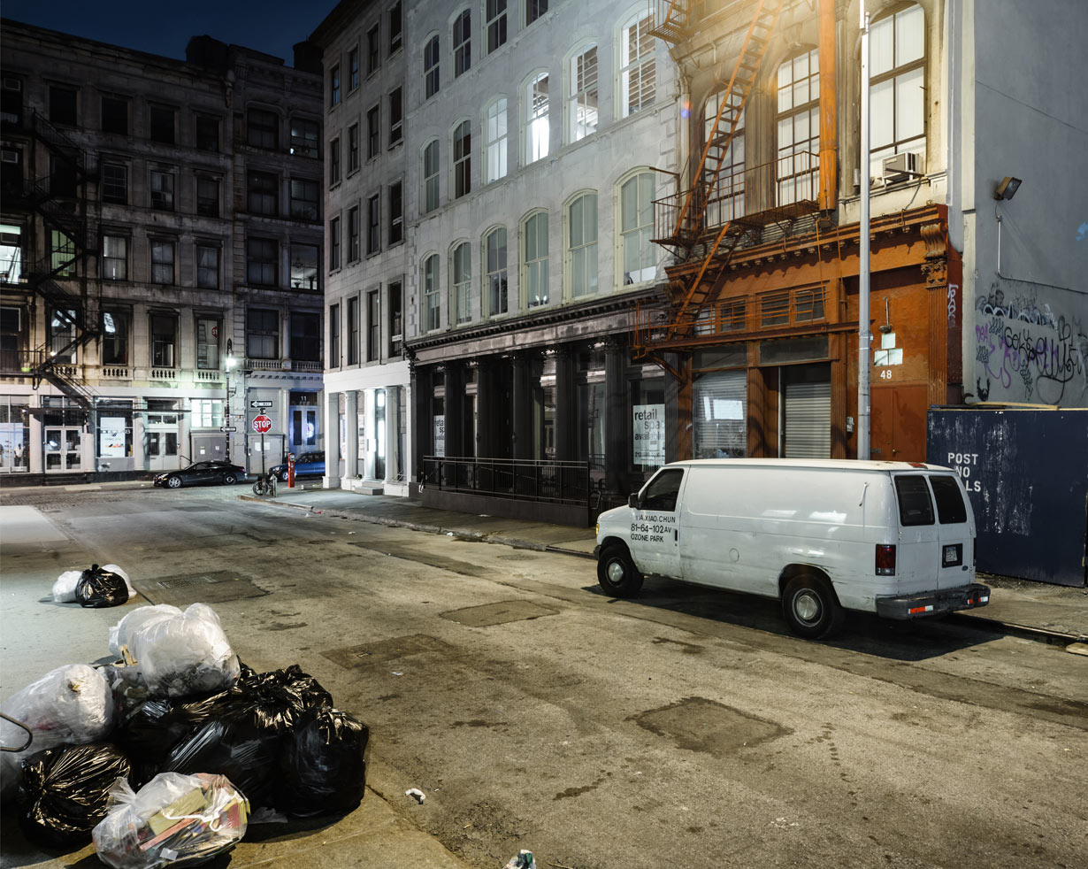 Wolfgang Hildebrand, White Van, New York City, 2010 Herzlich willkommen bei Zimmer Fine Art / Berlin - Oliver Zimmer